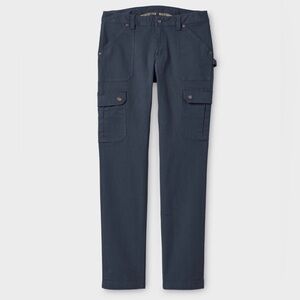 Duluth trading Women's DuluthFlex Fire Hose Slim Leg Cargo Pants Navy 12X29